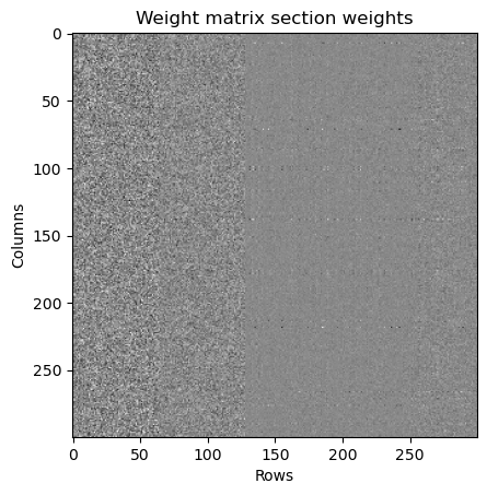 A pixelated gray square, with some areas being very coarse and others being a smooth single shade of gray.